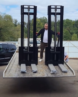 Тест-драйв складской техники на нашем складе в Пушкино